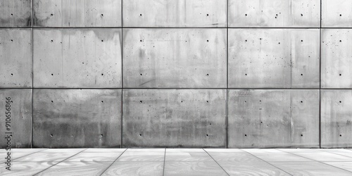 A smooth, monochromatic concrete wall with subtle variations in texture, emphasizing simplicity and clean lines.