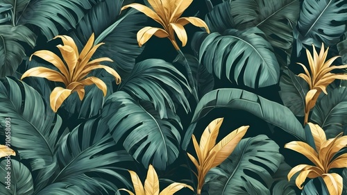 Tropical Green Leaf Garden photo