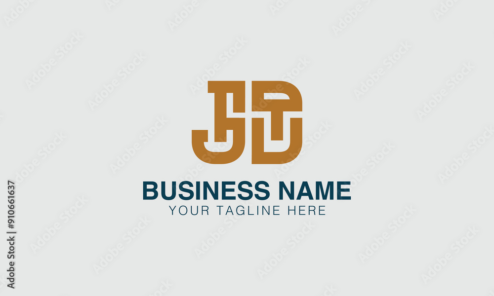 Obraz premium JD J jd initial logo | initial based abstract modern minimal creative logo, vector template image. luxury logotype logo, real estate homie logo. typography logo. initials logo