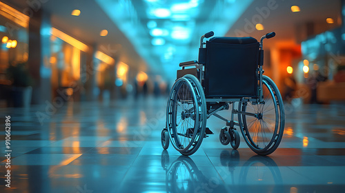 Wheelchairs in Public Spaces Highlighting Universal Design and Inclusion of Disability Services