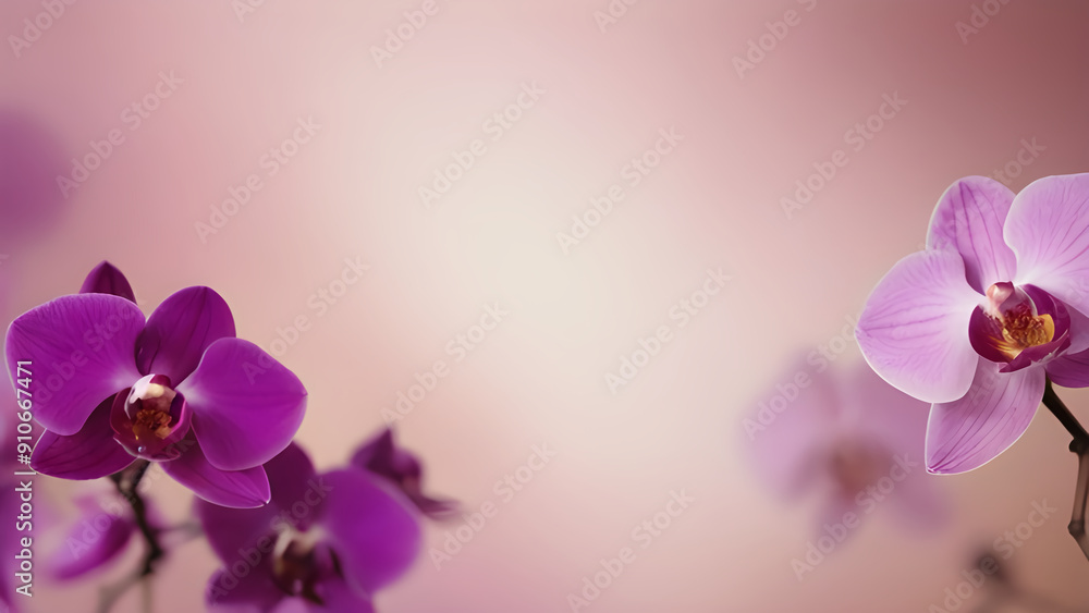 close up of pink orchid flower close up of pink orchid flower