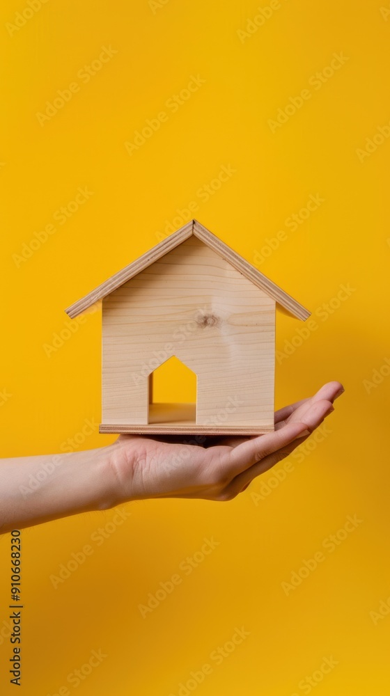 High demand for real estate conceptual image, minimalist