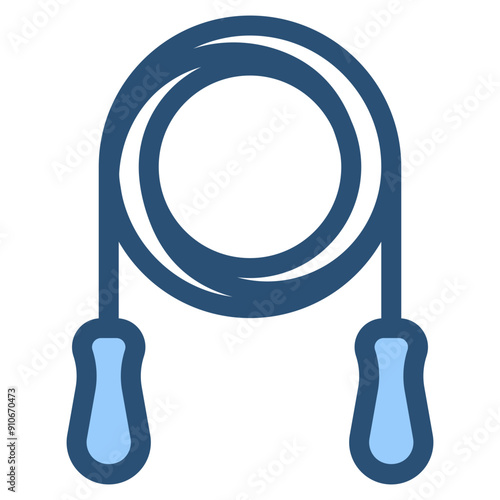 jumping rope workout equipment icon