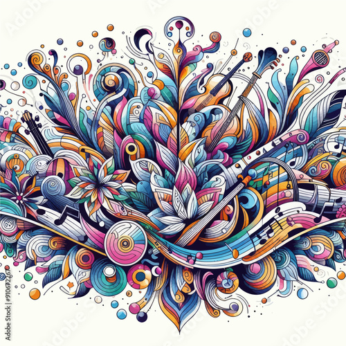 this vector about symphony of color 