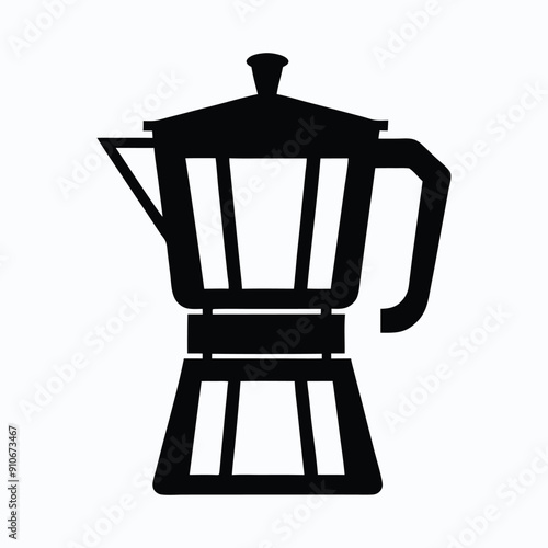 coffee maker silhouette icon for vector design