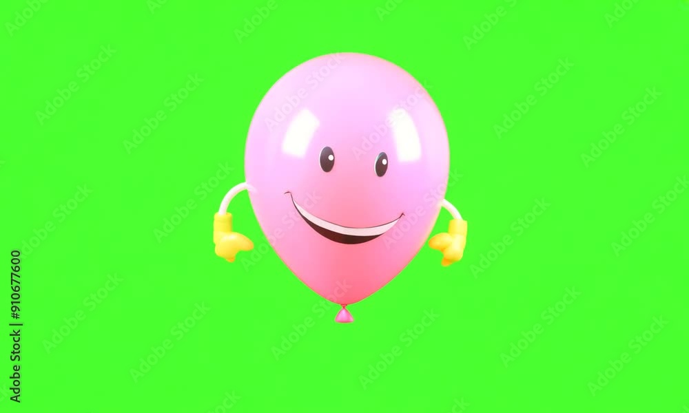 Smiling Balloon Cartoon Character Smiling Balloon Cartoon Character