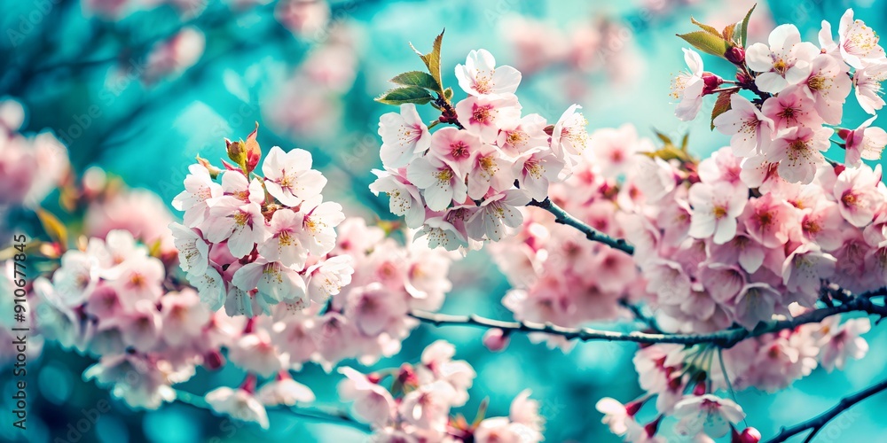 Obraz premium pink cherry blossoms