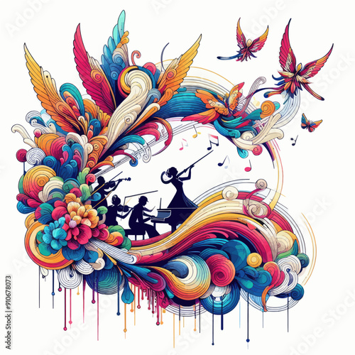 this vector about symphony of color 