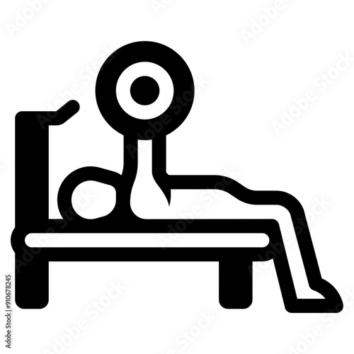 bench press workout gym activity icon