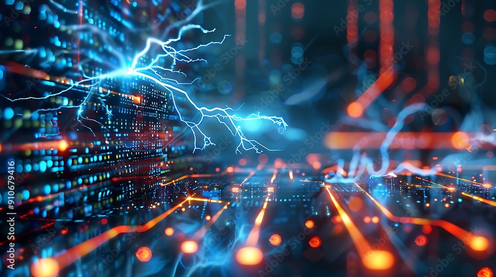 Digital Lightning Strike Power of Technology Digital Lightning Strike Power of Technology