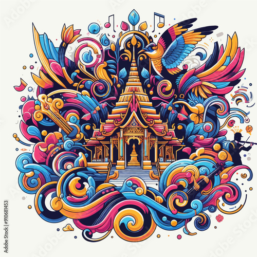 this vector about symphony of color 