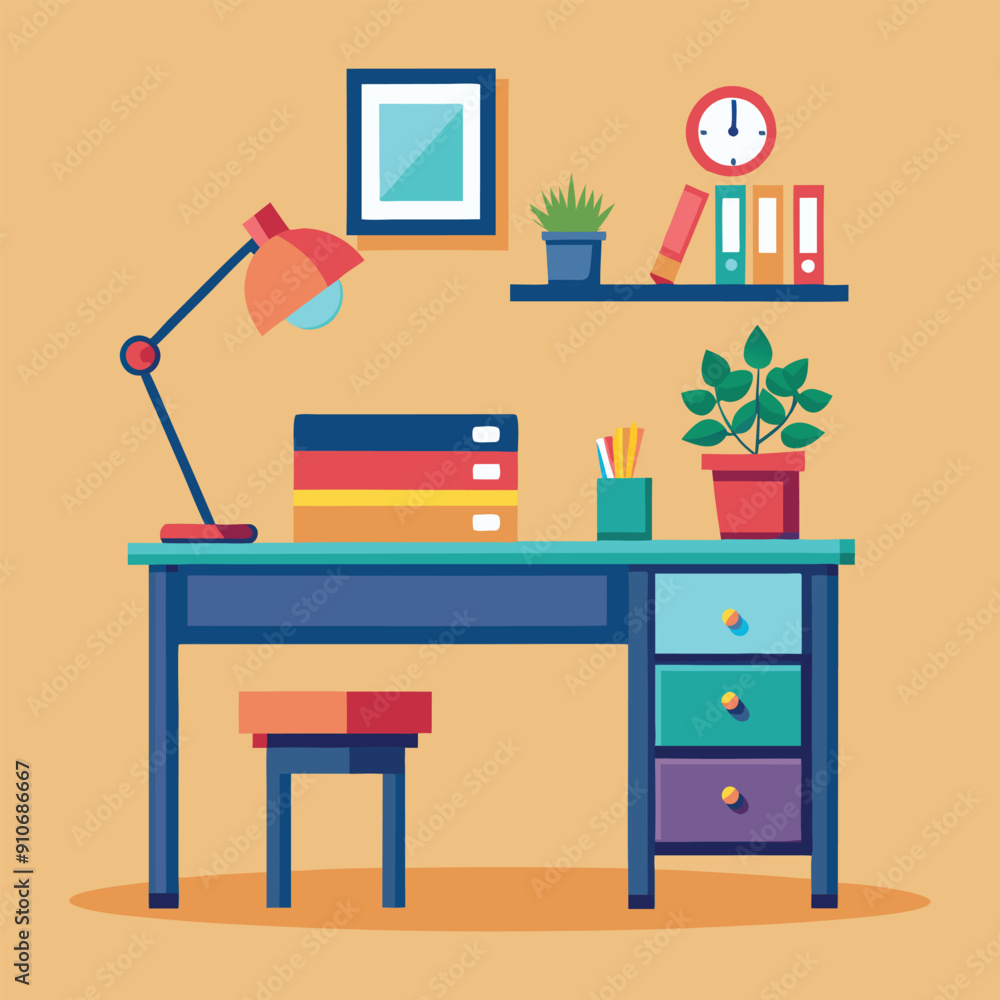 office desk vector silhouette icon for design office desk vector silhouette icon for design