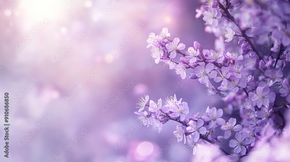 Springtime Serenity: Delicate pink blossoms bathe in the warm glow of a spring sunset, creating a dreamy and serene natural backdrop. Springtime Serenity: Delicate pink blossoms bathe in the warm glow of a spring sunset, creating a dreamy and serene natural backdrop.
