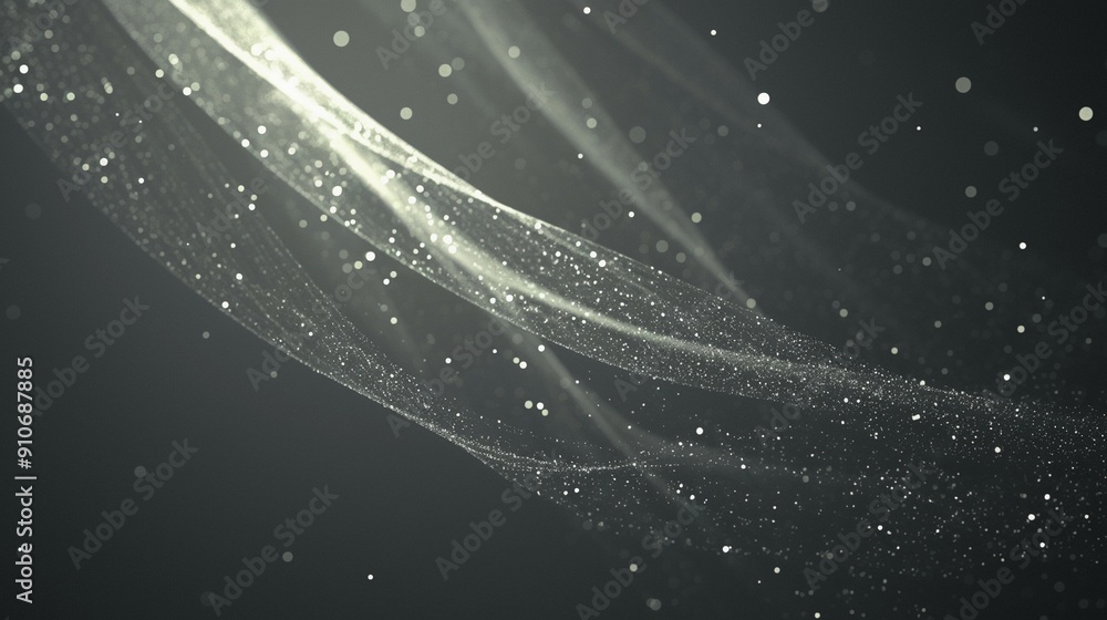 Obraz premium 光の粒子の波、テクスチャー11