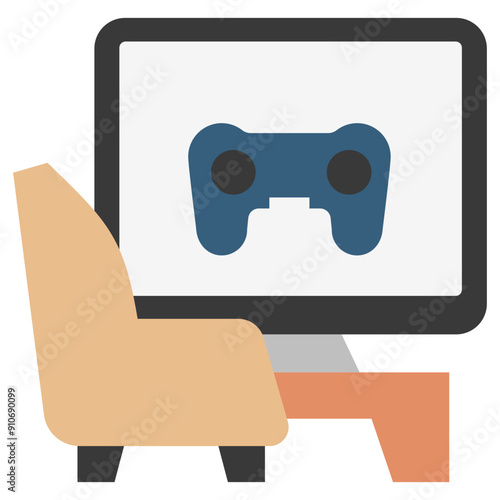 Game Room multi color icon, related to hotel service theme use for modern concept, UI or UX kit, web and app development photo