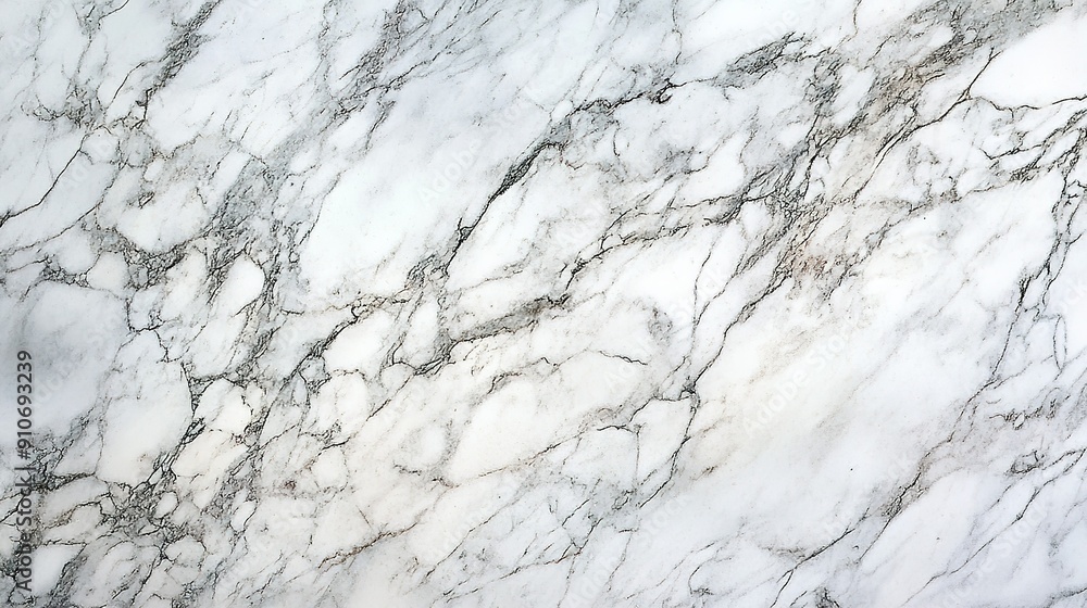 White Marble Slab with Grey Veining White Marble Slab with Grey Veining