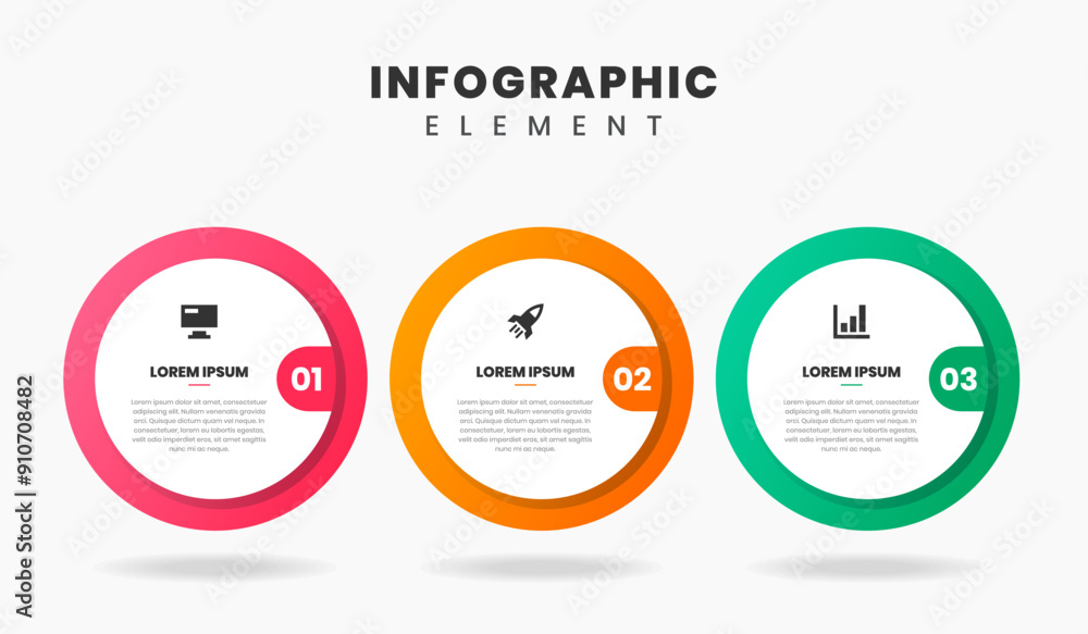 Vector Graphic of Infographic Element Design Templates with Icons and 3 Options or Steps. Suitable for Process Diagram, Presentations, Workflow Layout, Banner, Flow Chart, Infographic. Vector Graphic of Infographic Element Design Templates with Icons and 3 Options or Steps. Suitable for Process Diagram, Presentations, Workflow Layout, Banner, Flow Chart, Infographic.