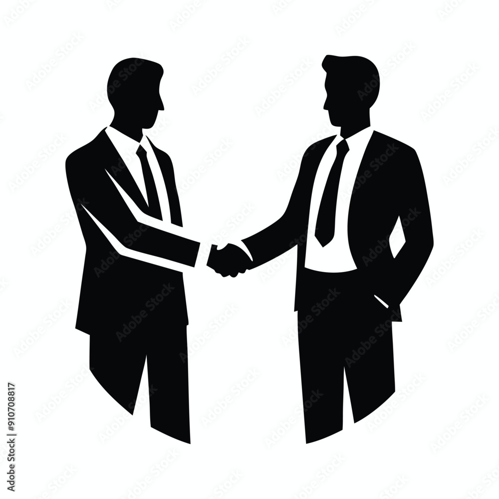 Fototapeta premium handshake vector illustration for corporate designs