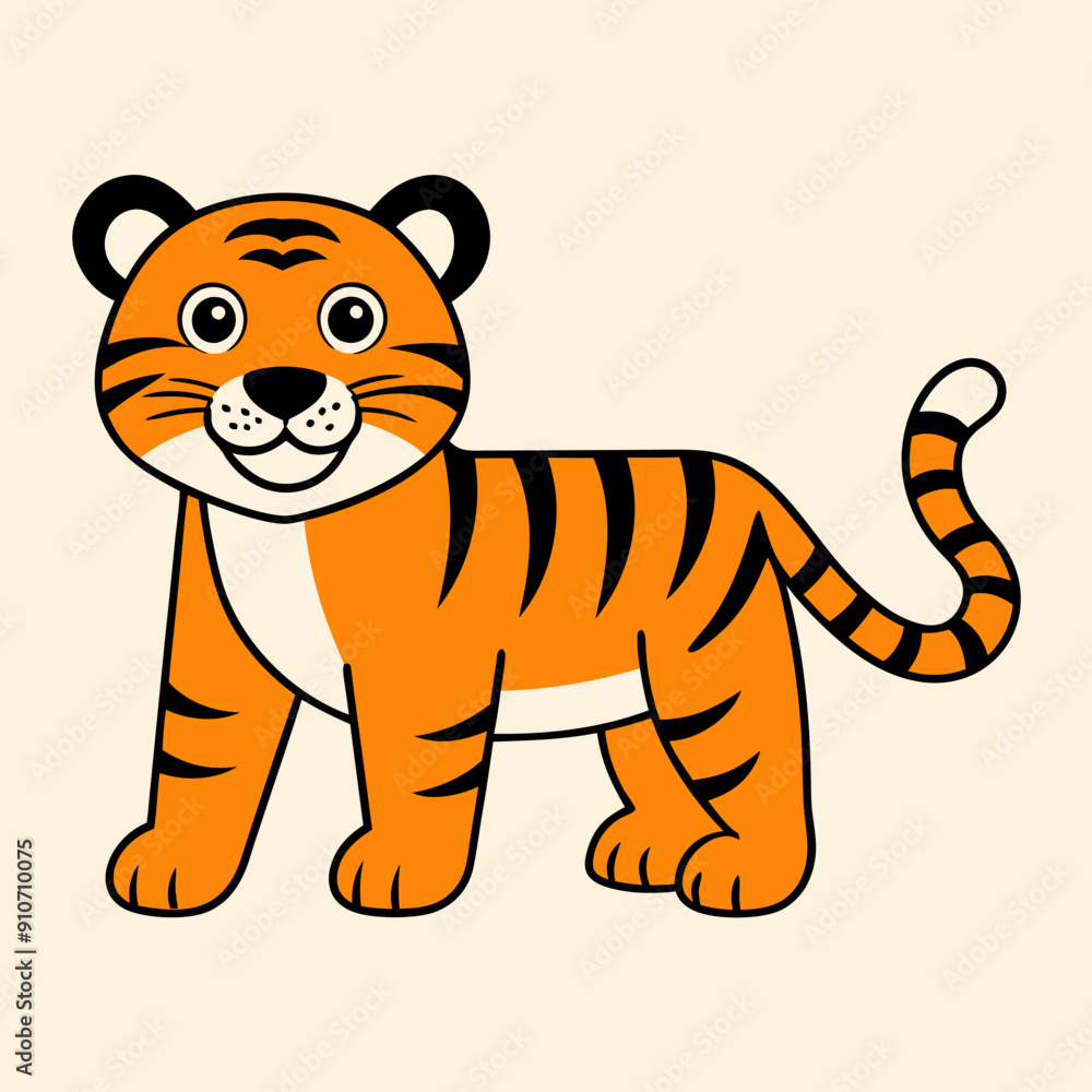 Tiger vector art illustration Tiger vector art illustration