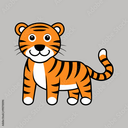 Tiger vector art illustration