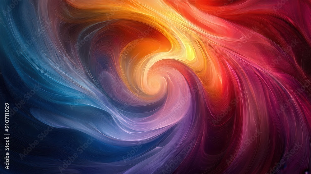 Obraz premium Swirling Colors