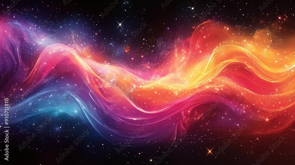 Fototapeta premium Cosmic Waves