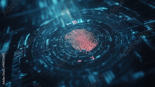 Futuristic digital processing of biometric data for enhanced security and surveillance in financial transactions