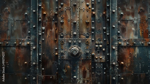 A steam punk inspired industrial background texture