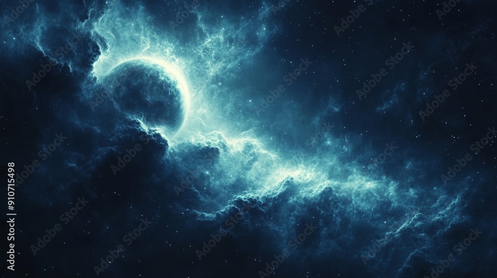 A Cinematic Exploration of a Sad Fantasy Space Theme in Cyan Color Tones, Capturing the Melancholic and Otherworldly Atmosphere with a Dramatic Visual Effect A Cinematic Exploration of a Sad Fantasy Space Theme in Cyan Color Tones, Capturing the Melancholic and Otherworldly Atmosphere with a Dramatic Visual Effect