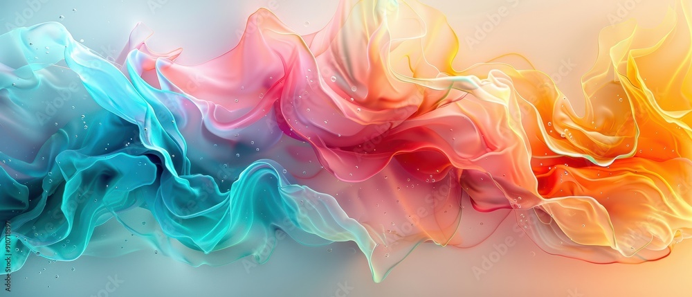 Soft Pastel Watercolor Abstract: Flowing and Serene Artistic Background Soft Pastel Watercolor Abstract: Flowing and Serene Artistic Background