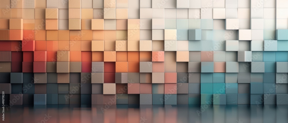 Serene Pastel Checkered Harmony in Soft Tones Serene Pastel Checkered Harmony in Soft Tones