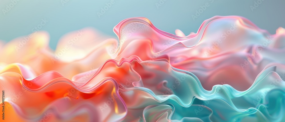 Ethereal Pastel Swirls - Abstract Beauty and Dreamy Serenity Ethereal Pastel Swirls - Abstract Beauty and Dreamy Serenity
