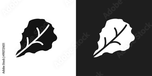 Lettuce icon line art vector