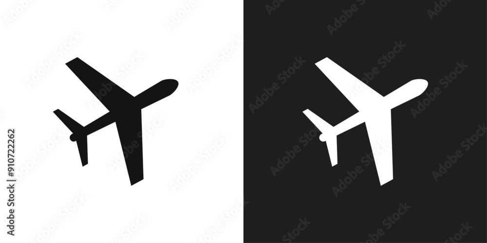 Plane icon line art vector Plane icon line art vector
