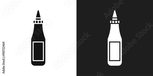 Sauce icon line art vector