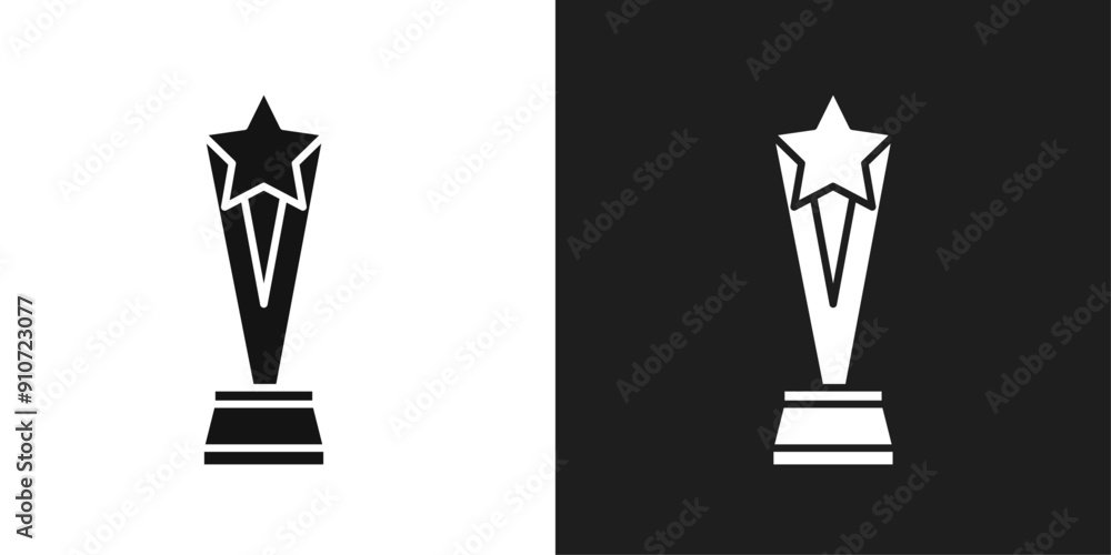 Trophy icon line art vector Trophy icon line art vector