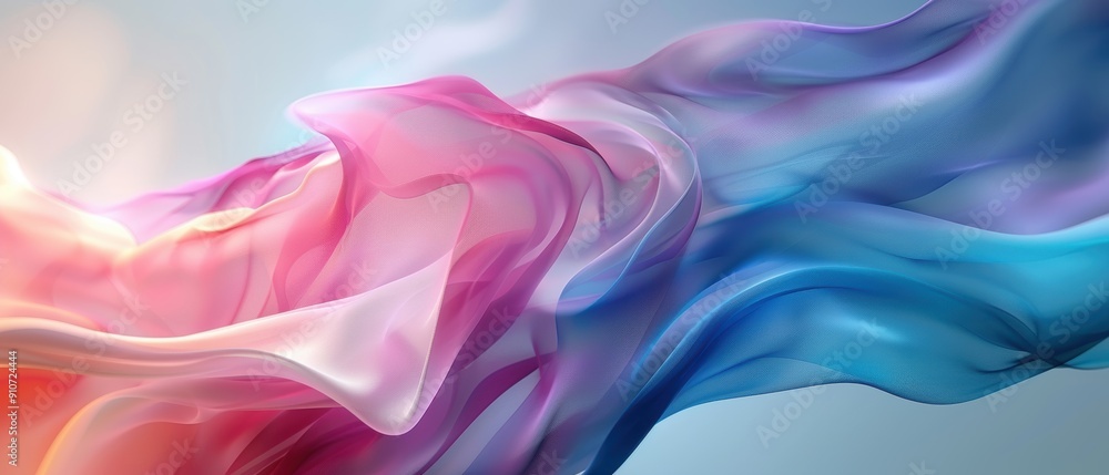 Fototapeta premium Soft Dreamy Pastel Gradient Background for Designers and Creatives