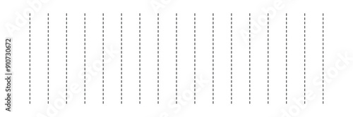 Hand drawn Straight dotted line vector set .Indigo hand-drawn line background wallpaper simple dotted straight line Sewing stitch in eps10.