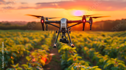 drone in farm