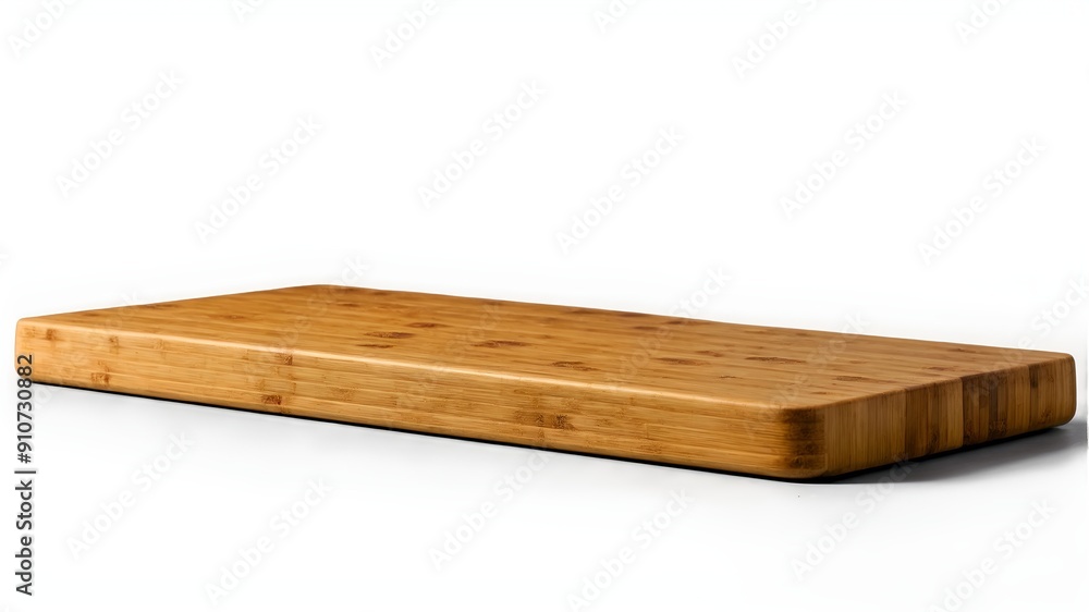 Bamboo chopping board isolated on white background Bamboo chopping board isolated on white background