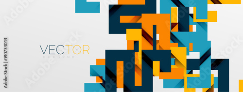 Color bend lines with shadow texture effect. Vector Illustration For Wallpaper, Banner, Background, Card, Book Illustration, landing page