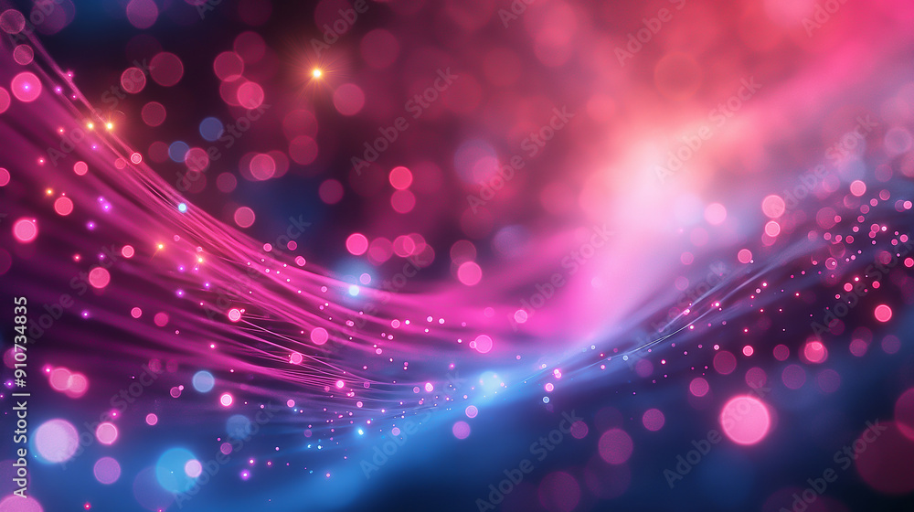 Abstract starry background with glowing lights, perfect for festive designs Abstract starry background with glowing lights, perfect for festive designs