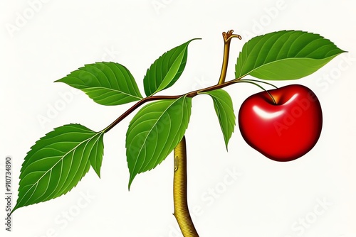 cherry on branch