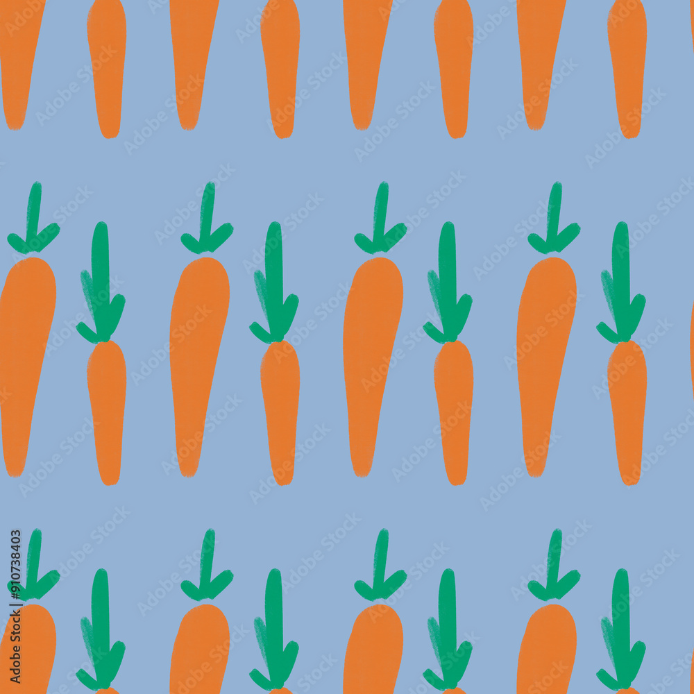 Fototapeta premium seamless pattern of carrot for fabric product