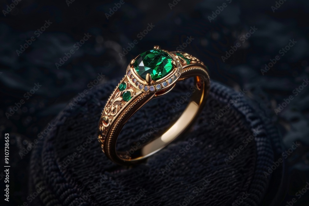 Naklejka premium Investment rings featuring antique designs, offering valuable and timeless elegance.