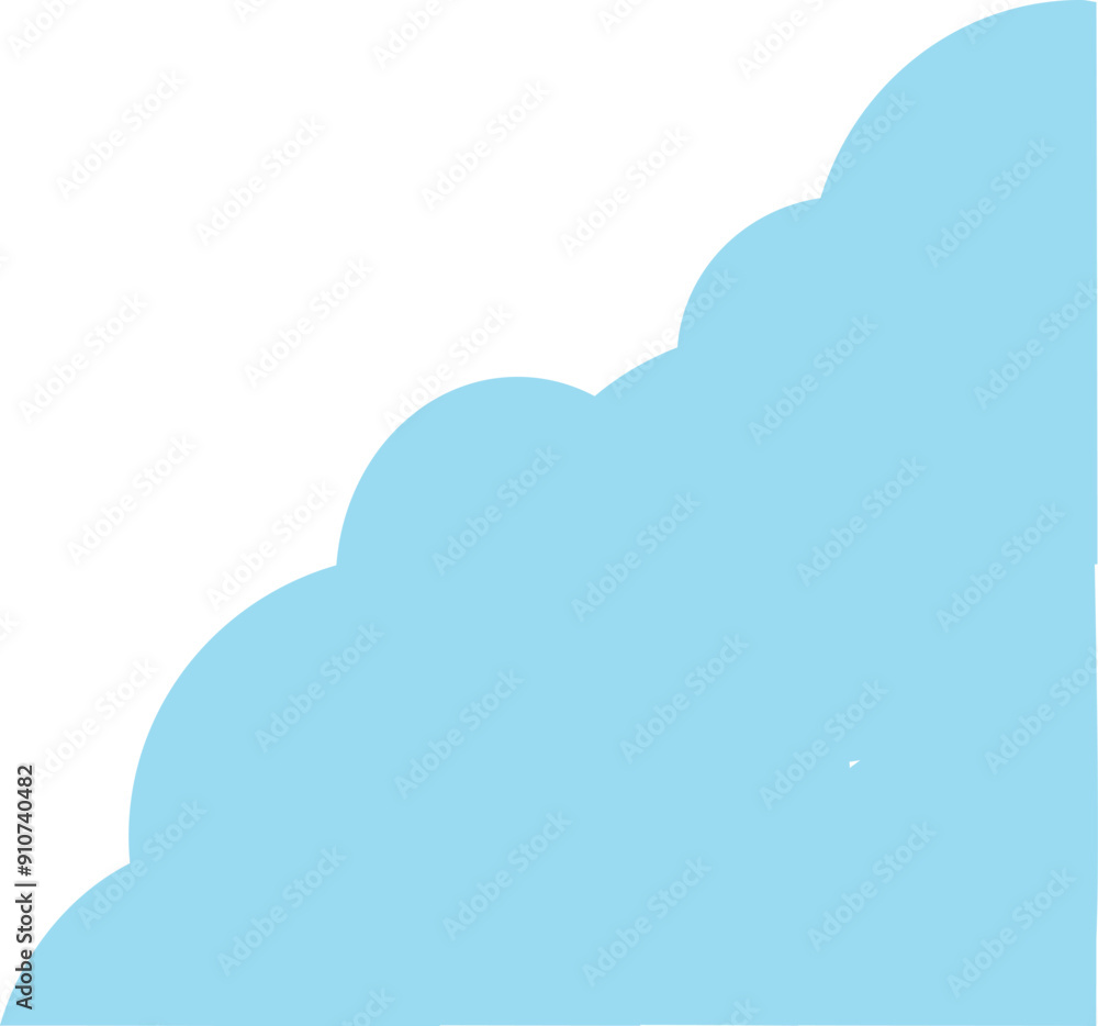 a round sky blue cloud a round sky blue cloud