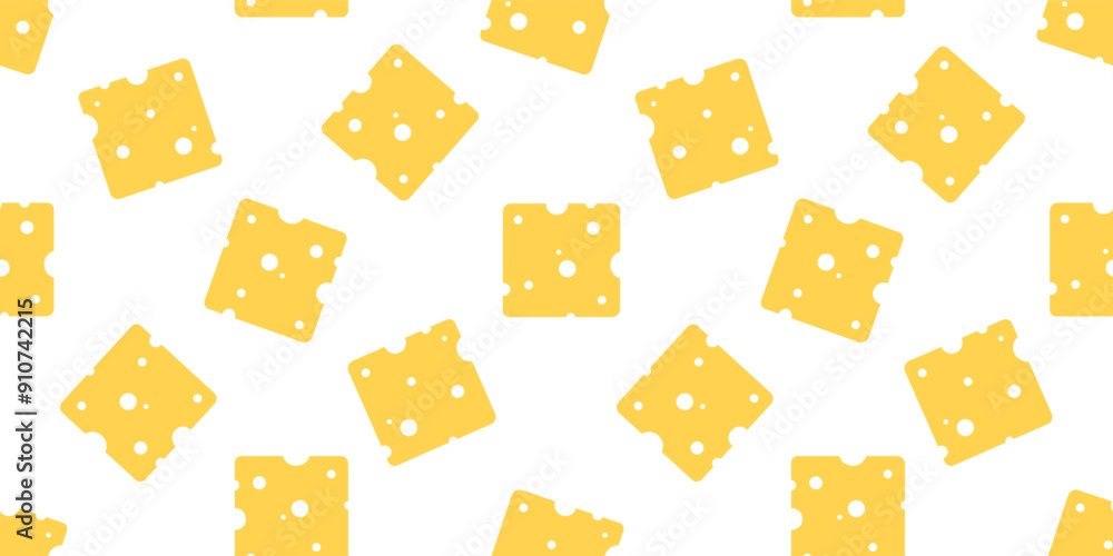 cheese slices seamless pattern print design vector illustration cheese slices seamless pattern print design vector illustration