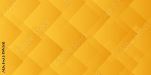 Abstract modern orange and yellow pattern geometric luxury gradient line background random square shape design. modern design template background. layered geometric triangle shapes.	