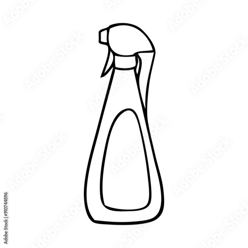 deodorant outline vector illustration