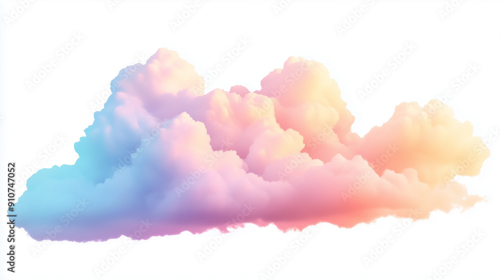 Fototapeta premium Gradient Cloud Background